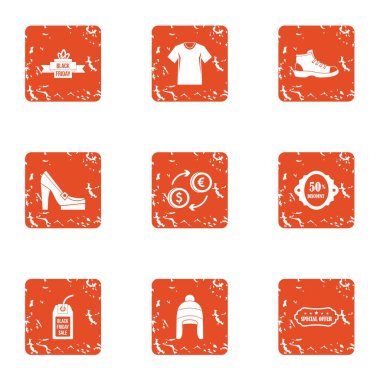 Tavuk simgeler kümesi, grunge tarzı