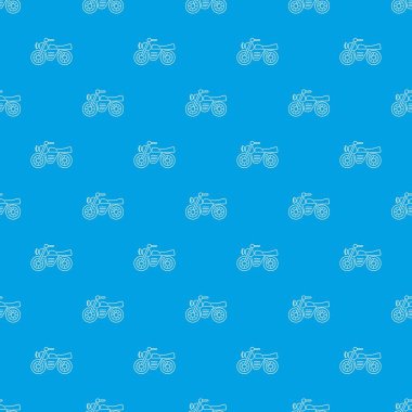 Motosiklet desen vektör kesintisiz mavi