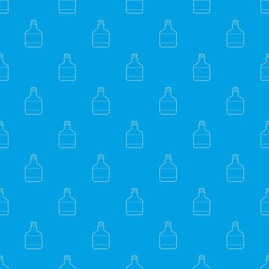 Etanol şişe desen vektör kesintisiz mavi herhangi bir kullanım için tekrar