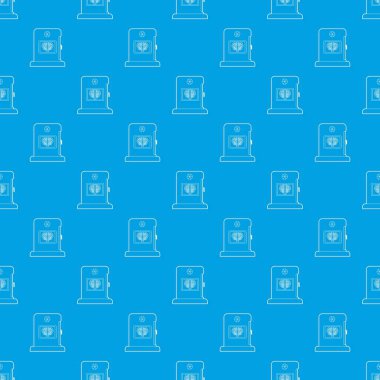 X-ray cihazları desen vektör kesintisiz mavi