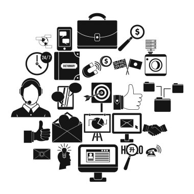 Interplay Icons set, basit tarzı