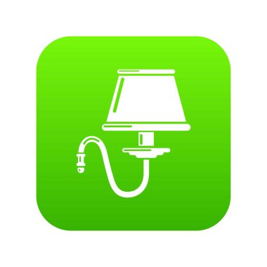 Köşeli ayraç simgesi yeşil vektör