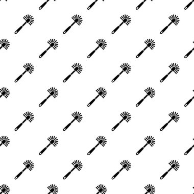 Tuvalet fırçası simgesi, basit tarzı