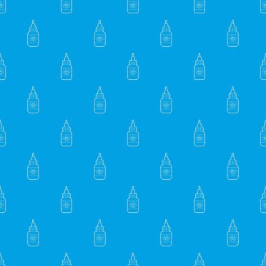 Göz damla desen vektör kesintisiz mavi