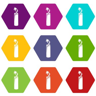 Madene dinamit simgeler kümesi 9 vektör