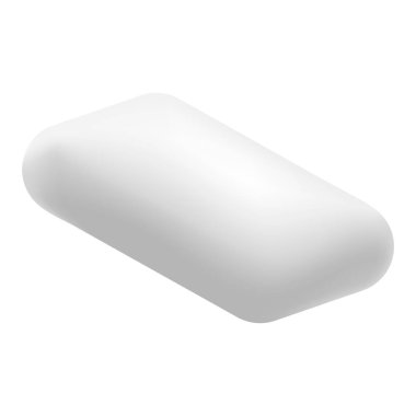 Tek sakız mockup, gerçekçi çiğneme