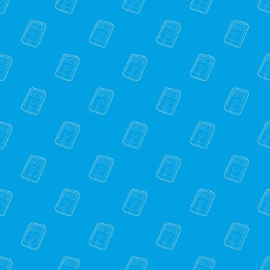 Destek desen vektör kesintisiz mavi