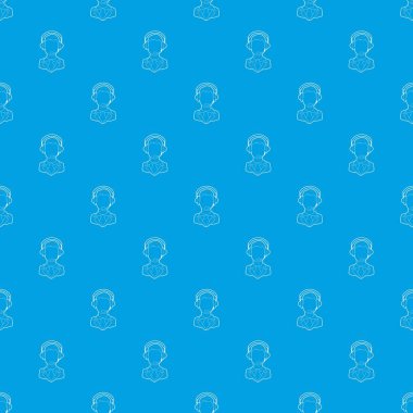 Operatör desen vektör kesintisiz mavi