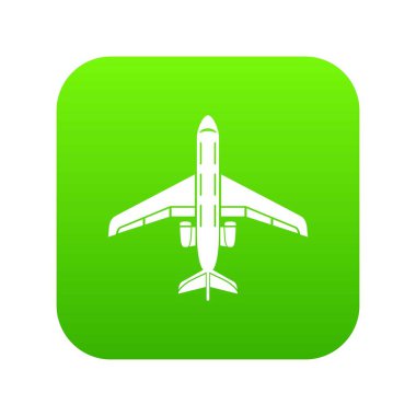 Yolcu uçağı simgesi, basit tarzı