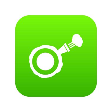 Balayı minder simgesine dijital yeşil