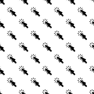 İmleç simgesini tıklatın, basit siyah stil