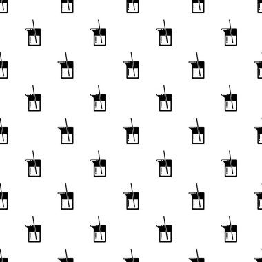 Bilim şişesi simgesi, basit siyah stil