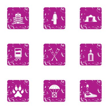 Sonucu simgeler kümesi, grunge tarzı