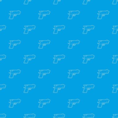 Silah desen vektör kesintisiz mavi