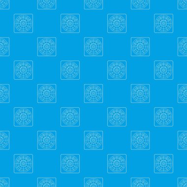 Radar desen vektör kesintisiz mavi