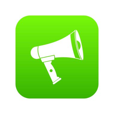 Ağızlık simgesi dijital yeşil