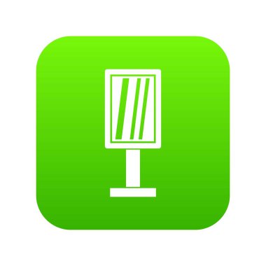 Reklam stand simgesi dijital yeşil