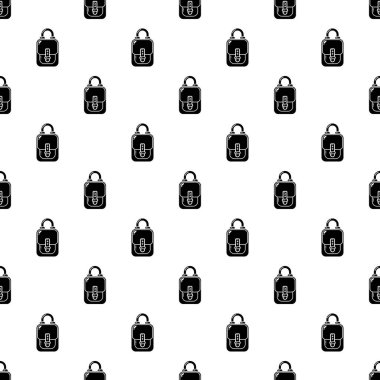 Çanta vintage simgesi, basit siyah stil