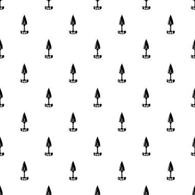 Hançer ninja simgesi, basit siyah stil