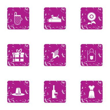 Hemen aile simgeler kümesi, grunge tarzı