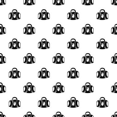 Seyahat çanta simgesi. Seyahat çanta vektör simgesi web için basit örnek