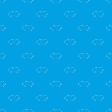 Somun desen vektör kesintisiz mavi