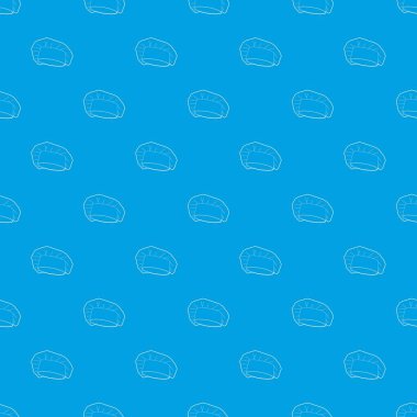 Şef kap desen vektör kesintisiz mavi