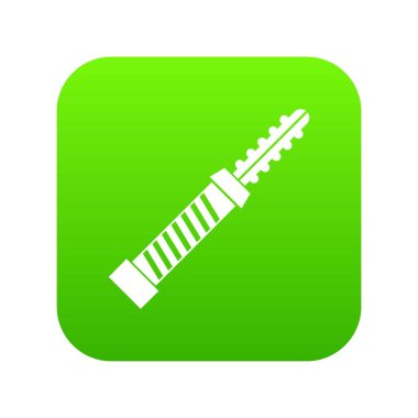 Mini elektronik nargile simgesi dijital yeşil