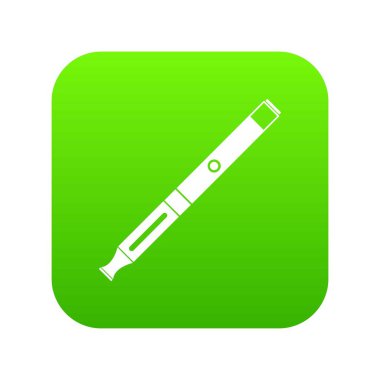 Elektronik Sigara simgesi dijital yeşil