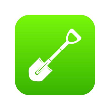 Kürek simgesi. Kürek vektör simgesi web için basit örnek