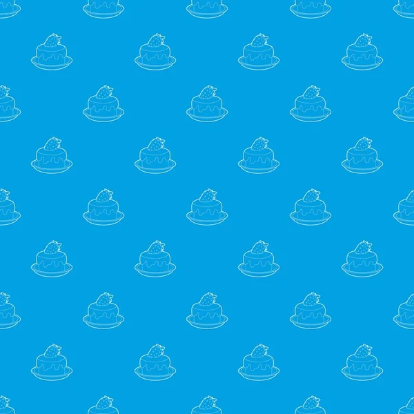 Pasta desen vektör kesintisiz mavi