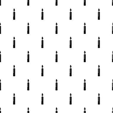 Mum gevşeme simgesi, basit siyah stil