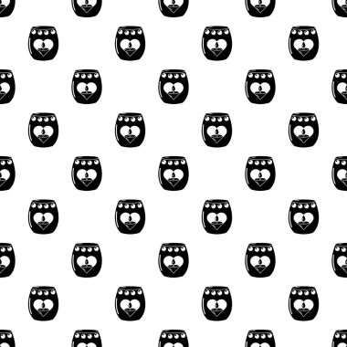 Mum tutku simgesi, basit siyah stil