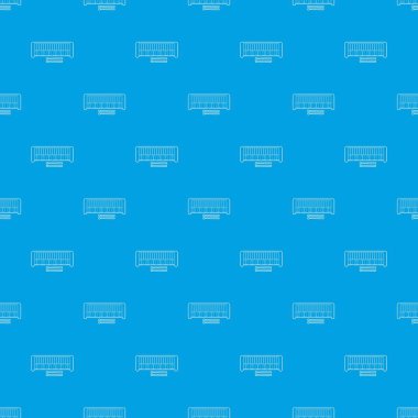 Ksilofon desen vektör kesintisiz mavi