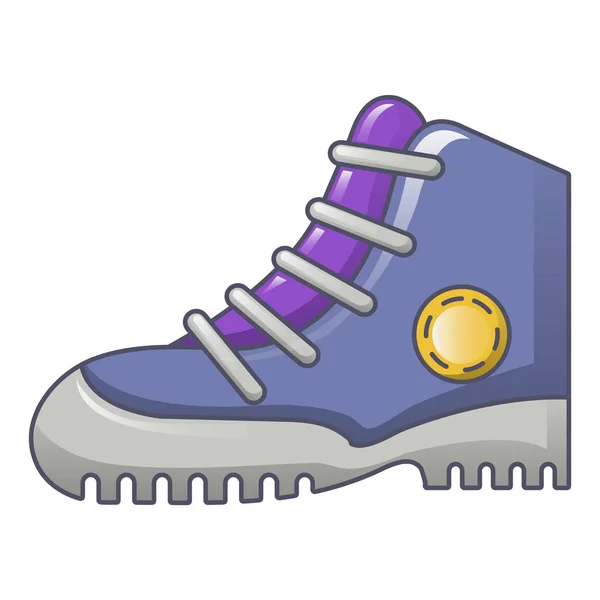 Climb boots icon, cartoon style — Stock Vector