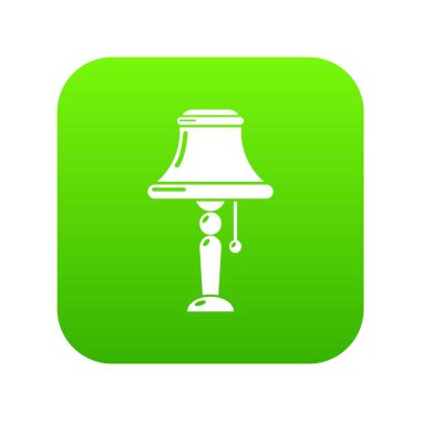 Mutfak lambası yeşil simge vektör