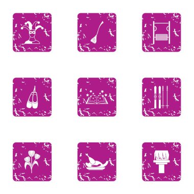 Şaklabanlık simgeler kümesi, grunge tarzı