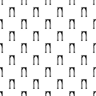 Kemer inşaat simgesi, basit siyah stil