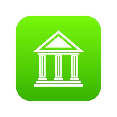 Colonnade simgesi dijital yeşil