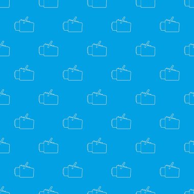Tıbbi tarayıcı desen vektör kesintisiz mavi