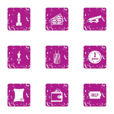 Askeri istikrar simgeler kümesi, grunge tarzı