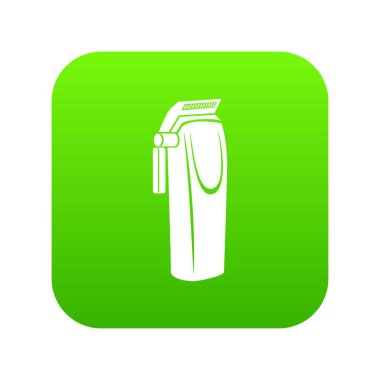 Tıraş yeşil simge vektör