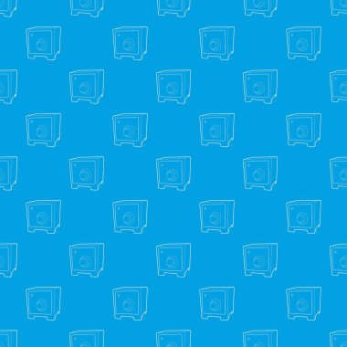 Güvenli desen vektör kesintisiz mavi