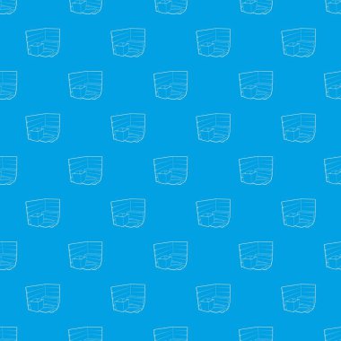 Sauna desen vektör kesintisiz mavi