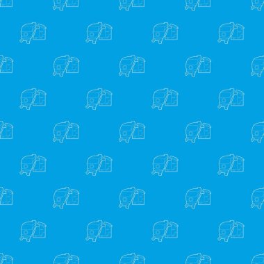 Tren desen vektör kesintisiz mavi