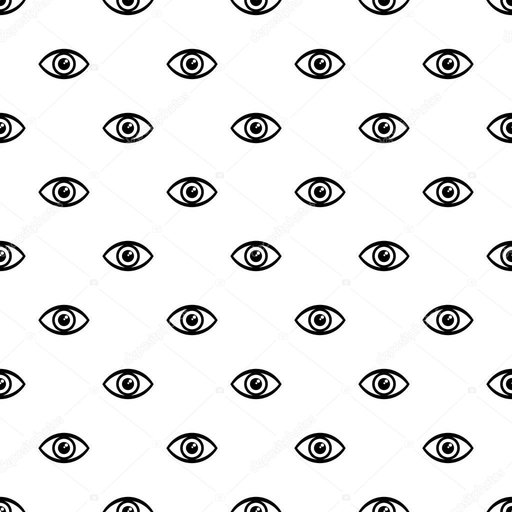 Human eye icon, simple style