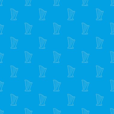 ARP desen vektör kesintisiz mavi