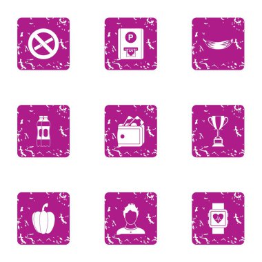 Yaşam simgeler kümesi, grunge tarzı durdurmak