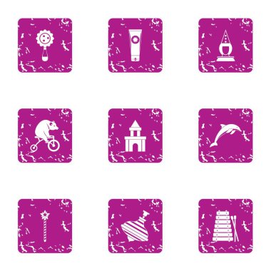 Genç eğlence simgeler kümesi, grunge tarzı