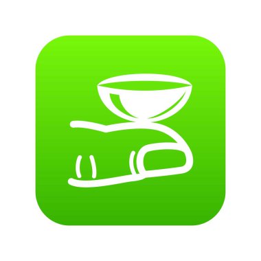 Kontakt lensler simgesi, basit tarzı